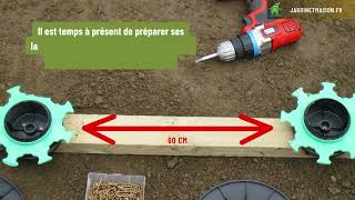 Comment poser une terrasse composite sur plots [upl. by Nomor]