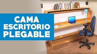 Cómo construir un escritorio con cama plegable [upl. by Aiveneg]