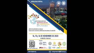 IV Congreso Paraguayo de Lingüística Aplicada Sala dos [upl. by Mignonne]