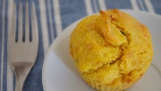 Herzhafte Muffins Lachs  Safran  Muffins  Rezept für salzige Muffins [upl. by Deloria]