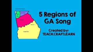 5 Regions of GA Song [upl. by Atteyek]