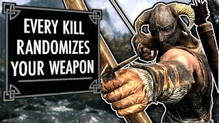 Skyrim But EVERY TIME I Kill Something My Weapons Randomize [upl. by Hecker]