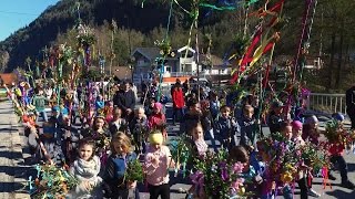 Palmsonntagsprozession in Längenfeld  Ötztal [upl. by Wyly637]