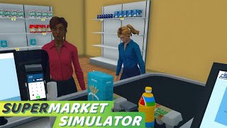 スーパーの店員になるゲームがこんなに面白いことあるか？ 01【Supermarket Simulator】 [upl. by Elison]