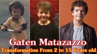 Gaten Matarazzo transformation from 2 to 15 years old [upl. by Vickie]