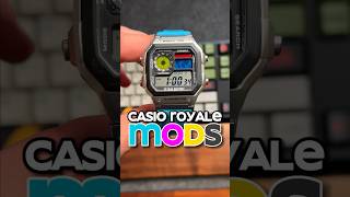 Casio Royale Mods AE1200  Colored Display amp New Strap [upl. by Eelana879]