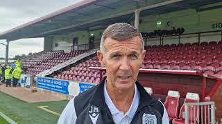 Post Match  Arbroath FC vs Dundee FC  Jim McIntyre [upl. by Anitnauq]