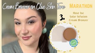 3 Cream Bronzer Rose Inc Kauai for olive skin tone [upl. by Flossy]