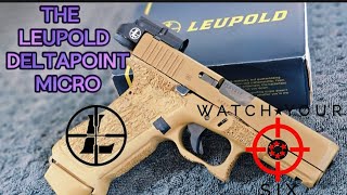 leupold deltapoint micro red dot optic on the Glock19x [upl. by Nesnaj]