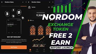 TELEGRAM VERIFIED AIRDROP  NORDOM EXCHANGE TOKEN [upl. by Ihcego]