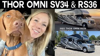 2022 Thor Omni RS36 and SV34  Wilderness Edition  Real Life REVIEW  4x4 Super C Diesel Motorhome [upl. by Maryanne731]