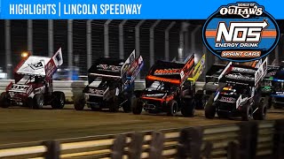 World of Outlaws NOS Energy Drink Sprint Cars  Lincoln Speedway  May 10th 2023  HIGHLIGHTS [upl. by Reniar594]