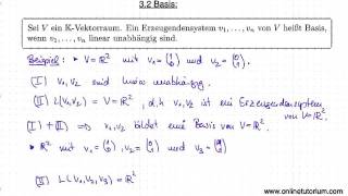 Basis  Mathematik Video Erklärung [upl. by Allx]