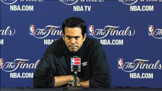 Erik Spoelstra NBA Finals Press Conference LeBron James Impact [upl. by Prudie]