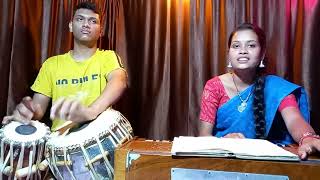 Dhonno dhonno boli tare song cover by Sangita HaldarTABLA cover by Sarbajit Mondal [upl. by Adrahc830]