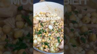 Plantbased Moghrabieh  full recipe link below👇🏼moghrabieh lebanesefood plantbased [upl. by Albie]