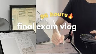 STUDY VLOG  10 hour PRODUCTIVE cramming sessions final exam week dealing with burnout [upl. by Anilec467]