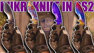 Kukri Knife in CS2 with 1 Gen and 2 Gen Finishes ★ CS2 Showcase [upl. by Winstonn52]