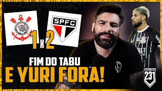 CORINTHIANS 1X2 SÃO PAULO  TIME FROUXO E CAGALHÃO AUGUSTO FALADOR E TABU QUEBRADO [upl. by Gualterio32]