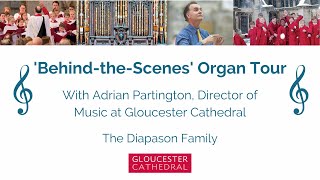 BehindtheScenes Organ Tour with Adrian Partington 19th March [upl. by Issiah]