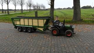 Mini Fendt 1050 Krone TX560 silage trailer [upl. by Arretal887]