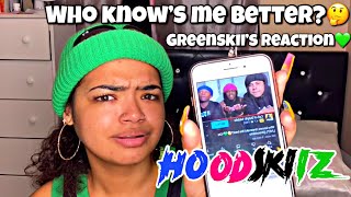 Who Knows Greenskii Better👀🤔GREENSKII REACTS😳💚 Hoodskiiz [upl. by Thornie141]