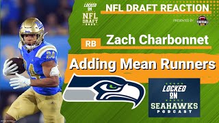 Why Zach Charbonnet was drafted by the Seattle Seahawks  2023 NFL Draft Reaction [upl. by Celestia]