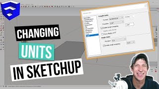 How to Change the Units of Measure in SketchUp Feet to Inches Setting Precision and More [upl. by Axela]