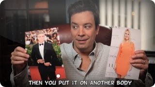 Head Swap  Thanksgiving Bum Fights Late Night with Jimmy Fallon [upl. by Yeldahc110]