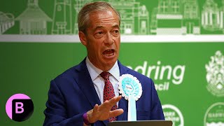 UK Election Results Farage Says Reform UK Will Fill Gap in CenterRight [upl. by Wildermuth616]