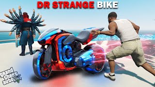 Franklin Stealing Dr Strange Bike in GTA 5   Techerz [upl. by Nairim704]