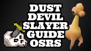 HOW TO SLAY DUST DEVILS most efficient  OSRS [upl. by Ayhtnic]