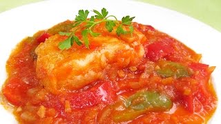 Bacalao con Tomate fácil y delicioso [upl. by Teews824]