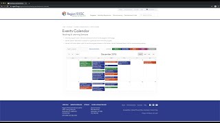 Region 10 ESC  The New and Improved Events Calendar [upl. by Idnerb86]