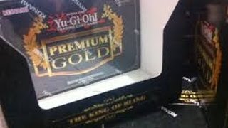 Yugioh Premium Gold Box Opening x2 [upl. by Arateehc466]