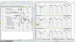 Accounting Cycle Example 2 Posting Closing Entries to the General Ledger [upl. by Froehlich]