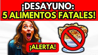 Desayuno ¡5 ALIMENTOS que DESTRUYEN Tu ENERGÍA por la MAÑANA [upl. by Notneb]