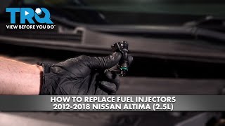 How to Replace Fuel Injectors 20122018 Nissan Altima 25L [upl. by Yeldud]