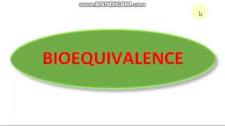 What is bioequivalence [upl. by Aneg]