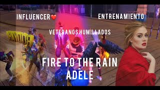 Trend Influencer Entrenamiento TIKTOK  FREE FIRE Set Fire To The Rain ADELE  REMIX [upl. by Ynafets531]