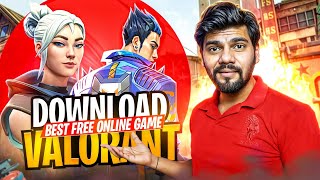 FREE Online Game🔥  How To Download Valorant on Pc amp Laptop 2024 ✅ Install Valorant In Pc amp Laptop [upl. by Asilad]