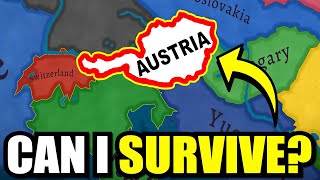 Can I Survive as AUSTRIA During WW2 Warnament [upl. by Nehemiah]