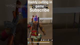 daddy calling in game with booyah music free fire [upl. by Joseph944]