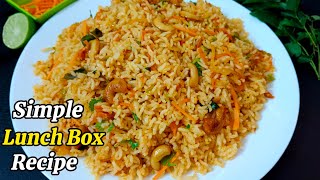 Carrot Rice  Lunch Box Recipe  Simple Rice Recipe [upl. by Oninotna]