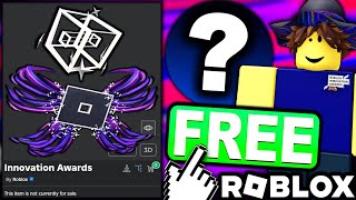 FREE ACCESSORIES HOW TO GET Roblox Innovation Awards 24 Sparkle Buddy amp Ribbon Wings [upl. by Kalagher]