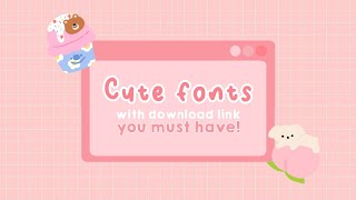 40 cute fonts  dafontcom with download link [upl. by Ladonna363]