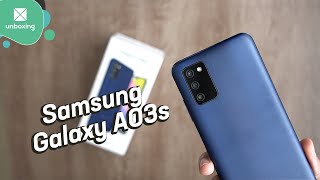 Samsung Galaxy A03s  Unboxing en español [upl. by Roselle]