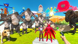 Hunting for Troll Monster Stock and Parkour Fights Sea Monsters  Animal Revolt Battle Simulator [upl. by Laroy]