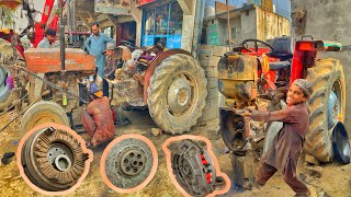 Repairing Process Of Tractor Clutch And Pressure Plate  Flywheel Ring Gear Welding And Repairing [upl. by Nelloc]