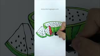 Free printable coloring pages link in Bio 👆⬆️ coloring art drawing asmr easydrawing [upl. by Geffner]